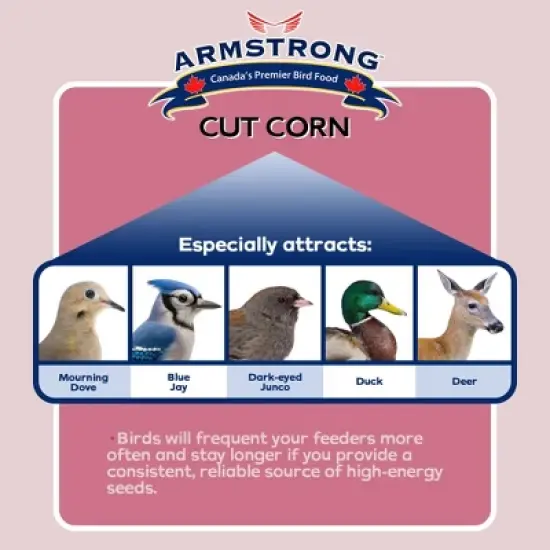 Armstrong Wild Bird Food Cut Corn image {1}