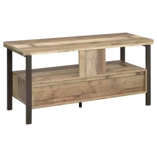 Morello 2 Drawer TV Stand for TVs up to 55" Weathered Pine - Coaster image {5}