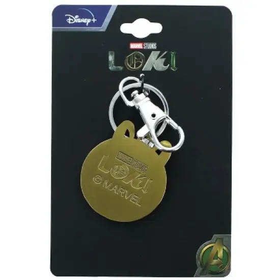 SalesOne LLC Marvel Loki Key Chain Base Metal And Enamel 4x3.5cm image {1}