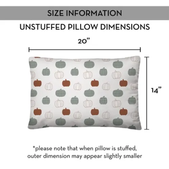 Creative Products Tiny Pumpkin Pattern 20 x 14 Indoor / Outdoor Pillow image {8}