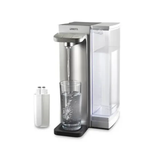 Brita Hub Instant Powerful Countertop Water Filtration - 87340: Electric Water Dispenser & Filter, 12 Cup Capacity, White image {8}