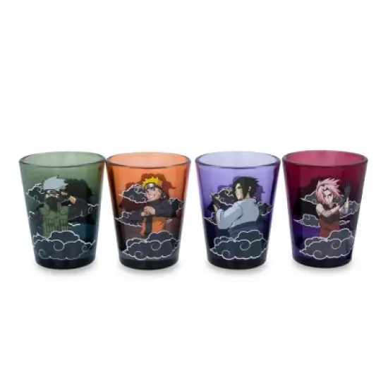 Just Funky Naruto Shippuden Team 7 Characters 2-Ounce Mini Shot Glasses | Set of 4 image {6}