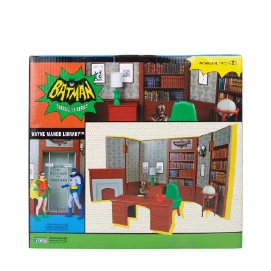 McFarlane Toys DC Retro Batman 66 - Wayne Manor Library (Target Exclusive) image {8}