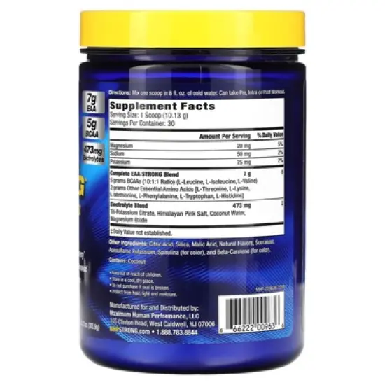 MHP EAA Strong&trade;, Lemon Lime, 10.72 oz (303.9 g) image {1}