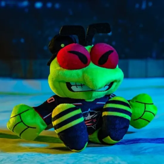 Bleacher Creatures Columbus Blue Jackets Stinger 8" Kuricha Mascot Sitting Plush image {3}