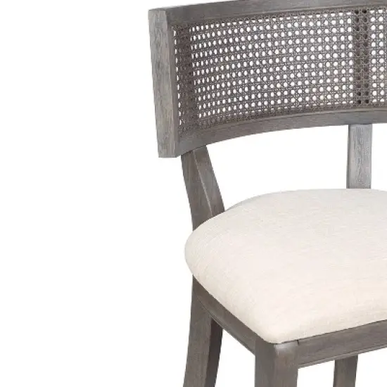 Roben Woven Cane Back Counter Height Barstools - HOMES: Inside + Out image {7}