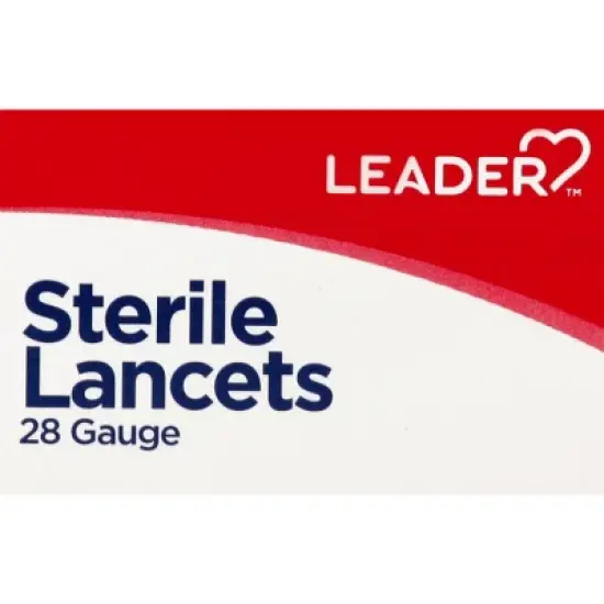 Leader Sterile 28 Gauge Lancets 100 ea image {5}