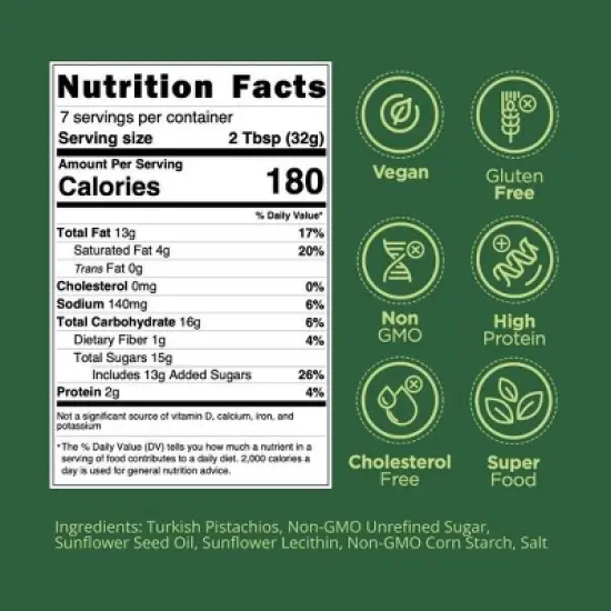 Peppertux Velvety Smooth Turkish Pistachio Cream - 7oz image {3}