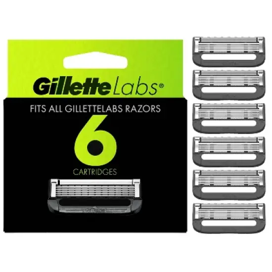 GilletteLabs Razor Blade Refills Compatible with Exfoliating Bar and Heated Razor image {11}