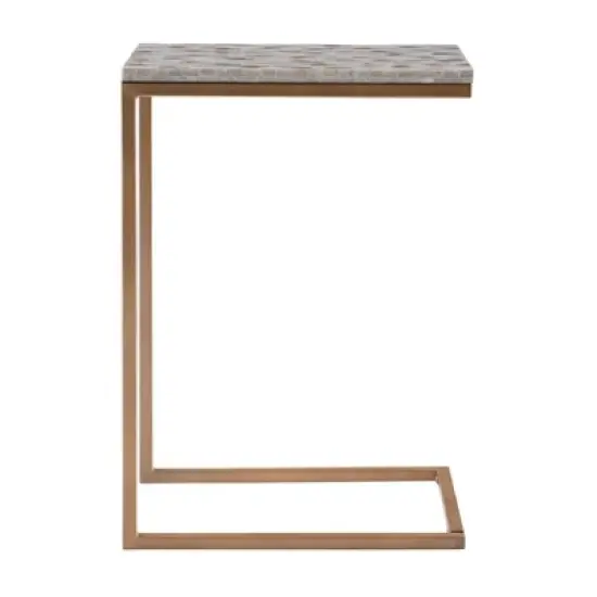 Priscille Accent C Table Gold - Linon image {1}