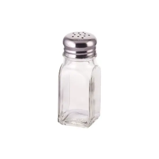 Winco Square Shaker, Mushroom Top, 2 oz image {4}