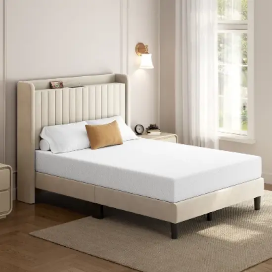 Yaheetech 8" Gel Memory Foam Mattress with Green Tea Scent, Cooling Tech, 3 Foam Layers image {8}