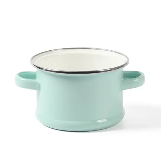 Martha Stewart 2-Pack Mini Enamel on Steel Dutch Ovens image {4}