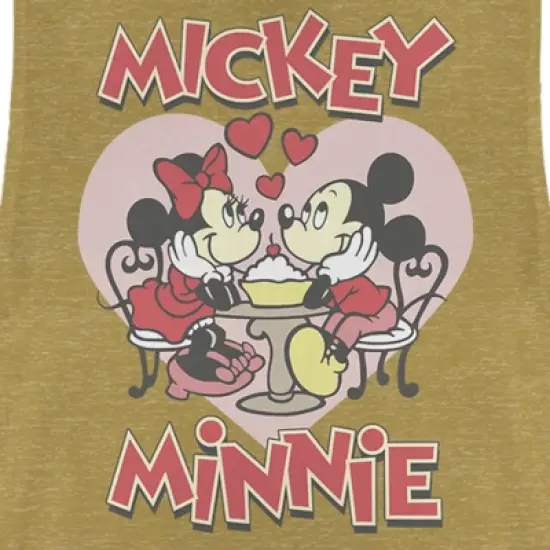 Junior's Mickey & Friends Distressed Sundae Date Festival Muscle Tee image {1}