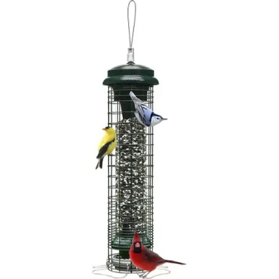 Brome Squirrel Solution 150 Squirrel-Proof Bird Feeder, 2.6lbs Seed Capacity, Green image {2}