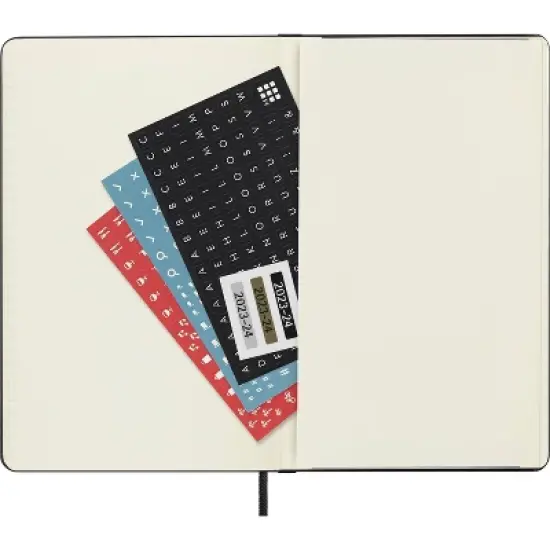 Moleskine 2023-24 18 month Academic Weekly Planner 8.25"x5.5" Large Hardcover Black image {5}