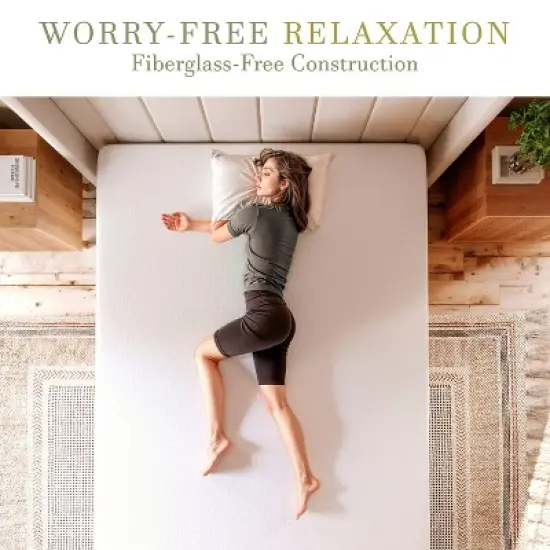 Merrick Lane Memory Foam Mattress in a Box with 4 Layers, Green Tea-Infused Foam, Air Circulation Foam, Cooling Gel, CertiPUR-US Certified Foam image {6}