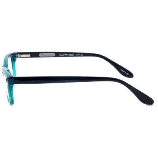 Ernest Hemingway Designer Reading Glasses H4617 (Small Size) in Teal-Black 48mm image {2}