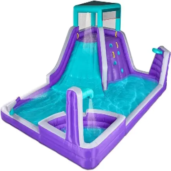 Sunny & Fun Large Inflatable Kids Backyard Water Slide Park  image {9}