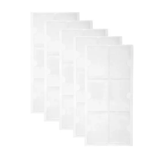 Horizontal Label Holder 3.94"x2.76" Clear 30 Pcs image {6}