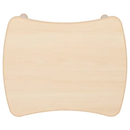 Emma and Oliver 21.875"W x 26.625"L Rectangular Plastic Height Adjustable Activity Table Set with 4 Chairs image {4}