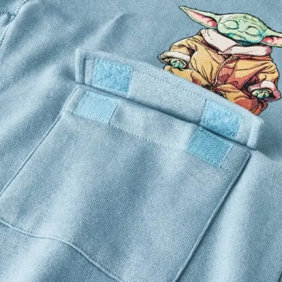 Boys' Star Wars: The Mandalorian Adaptive Jogger Pants - Teal Blue image {2}