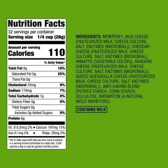 Shredded Mexican-Style Cheese - 32oz - Good & Gather&trade; image {3}