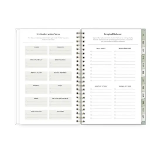 The Everygirl X Day Designer 2024-25 Weekly/Monthly Planner with Notes 8"x5" Wirebound Soft Sage: Adult Stationery July-June image {9}