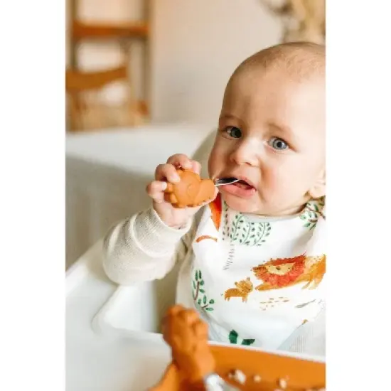 Loulou Lollipop 2pk Muslin Bandana Bib Set - Safari Jungle image {5}