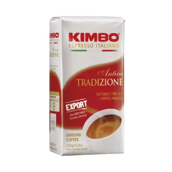 Kimbo Antica Tradizione - Ground Coffee 250g Brick image {7}