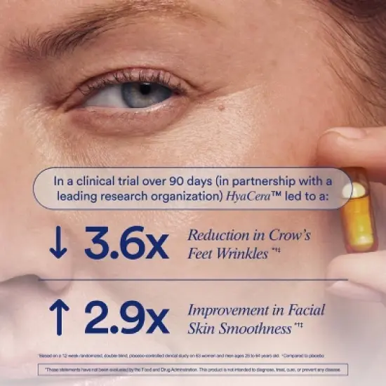 Ritual HyaCera Daily Vegan Skin Hydration Capsules - 30ct image {1}