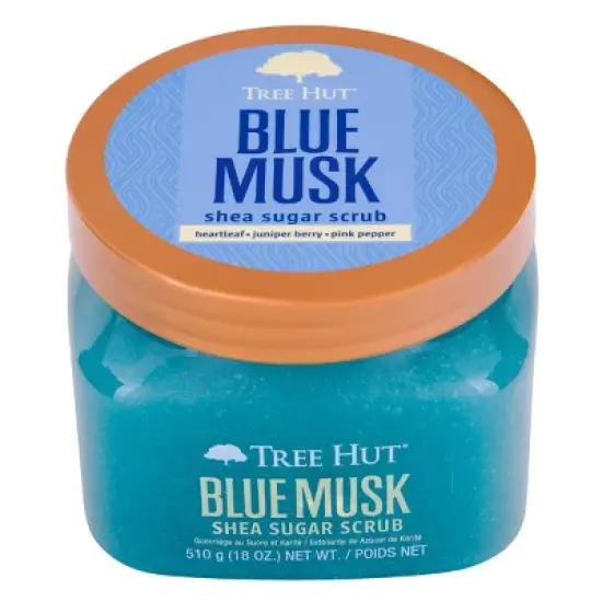 Tree Hut Shea Sugar Body Scrub - Blue Musk - 18oz image {2}