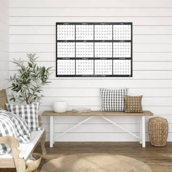 SwiftGlimpse 2024 Yearly Wall Calendar & Planner 24"x36" Chalkboard image {3}