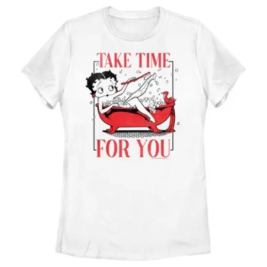 Women's Betty Boop Take Time For You T-Shirt image {3}