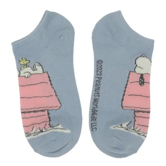 Peanuts Characters Women's 5-Pair Ankle Socks image {1}