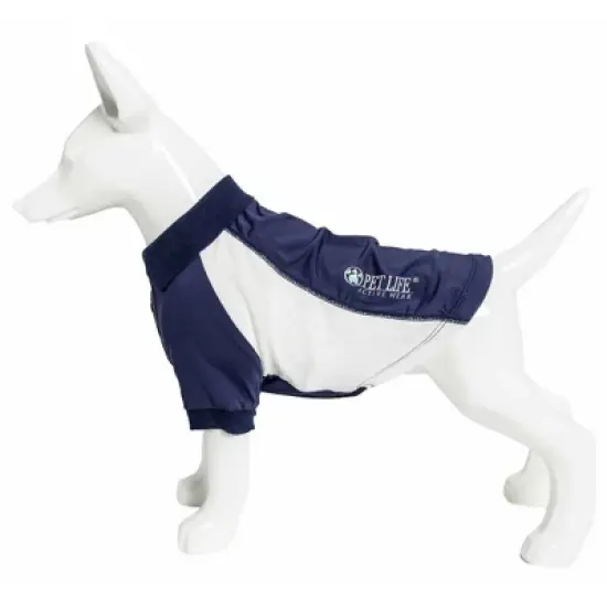 Pet Life Active Barko Pawlo Relax-Stretch Wick-Proof Dog and Cat Polo T-Shirt image {6}