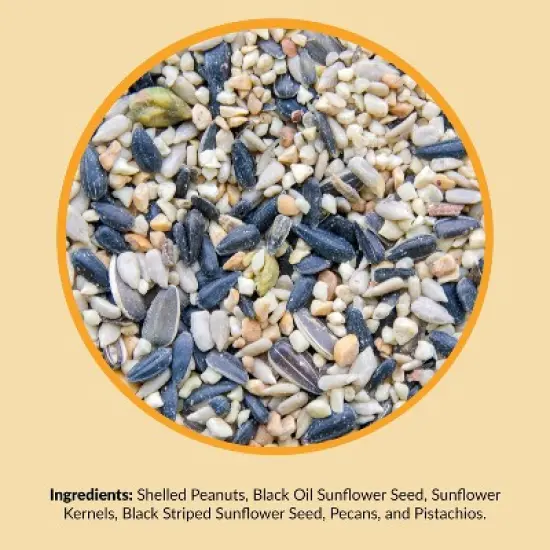 Lyric Chickadee Wild Bird Seed - Sunflower & Nut Premium Wild Bird Seed for Outside Feeders, for Chickadees, Nuthatches & Titmice - 4 lb Bag image {3}
