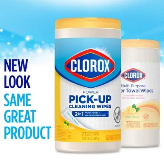 Clorox Lemon Paper Towel Wipes - 75ct image {2}