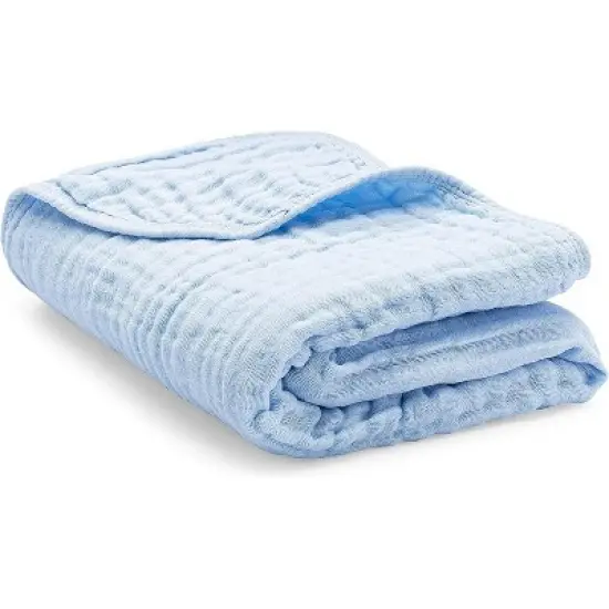 Baby Muslin Blanket, Large 40" X 40" By Comfy Cubs image {7}
