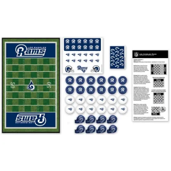 MasterPieces Officially licensed NFL Los Angeles Rams Checkers Board Game for Families and Kids ages 6 and Up image {2}