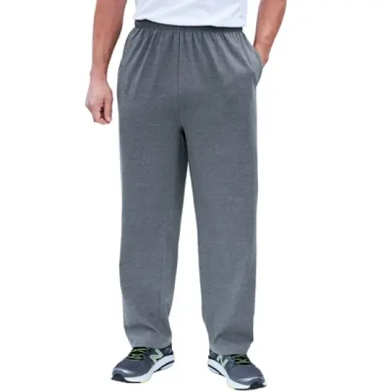 KingSize Men's Big & Tall Lightweight Jersey Open Bottom Sweatpants image {4}