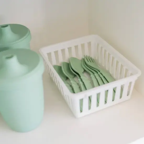 Re-Play 2pc Toddler Utensil Pair - Sage image {2}