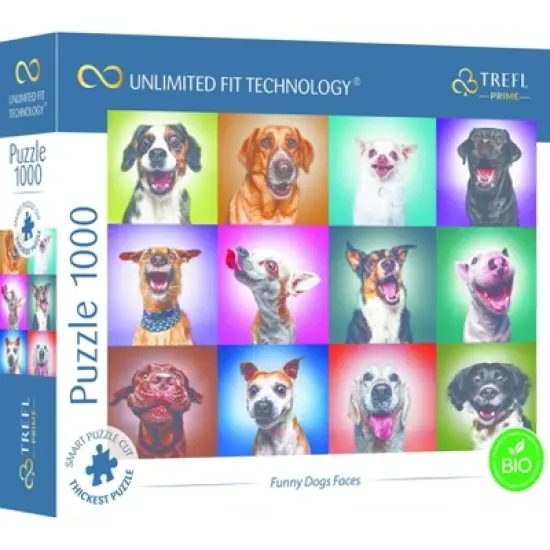 Trefl Funny Dogs Faces Jigsaw Puzzle - 1000pc image {1}