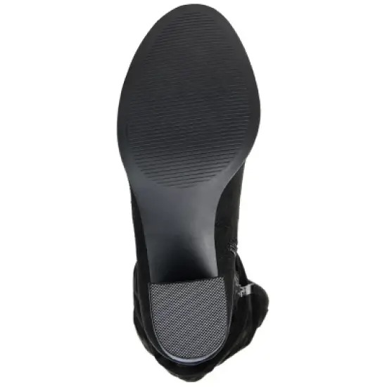 Journee Collection Womens Aneil Stacked Heel Knee High Boots image {4}