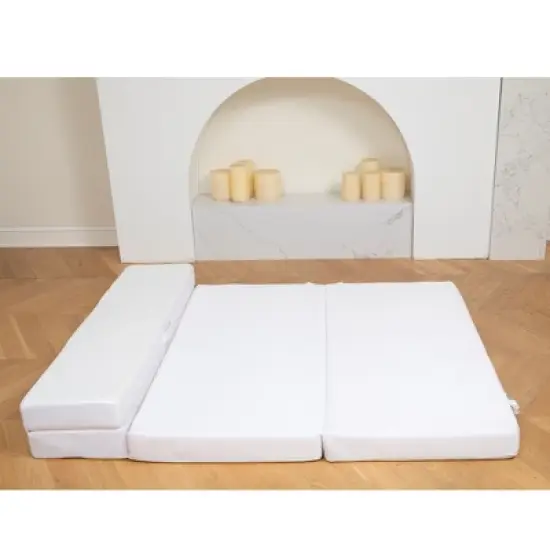 Cheer Collection 4" Four-Fold Sofa Bed with 1" Gel Infused Memory Foam image {10}