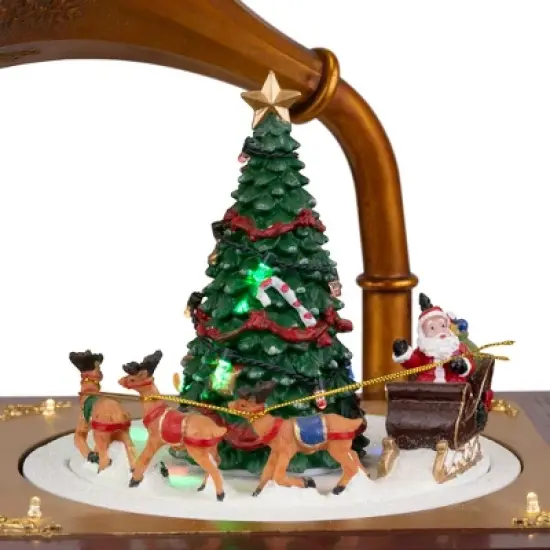 Northlight LED Lighted and Musical Gramophone Animated Christmas Decoration - 14" image {5}