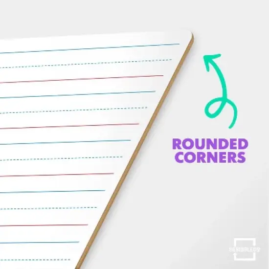 SCRIBBLEDO Ruled Dry Erase Board Lined 9"x12" image {2}