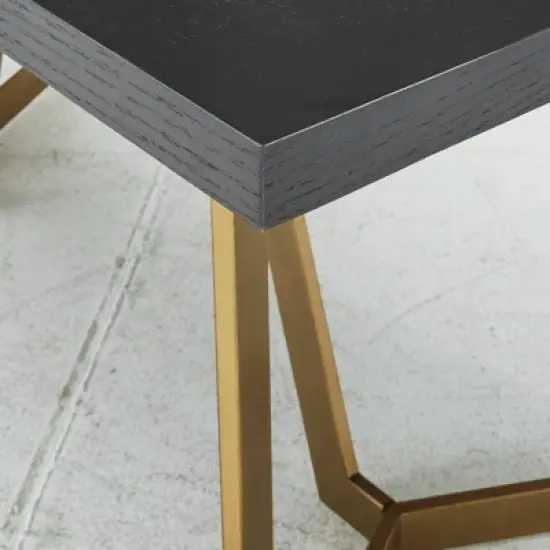 Karianne Dining Table Black/Gold - Inspire Q image {5}