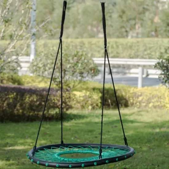 PLAYBERG Round Net Tree Spider Web Swing image {3}