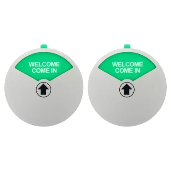 Unique Bargains 3 Options Acrylic Magnetic Adhesive Decor Home Business Privacy Sign 2 Pcs image {5}